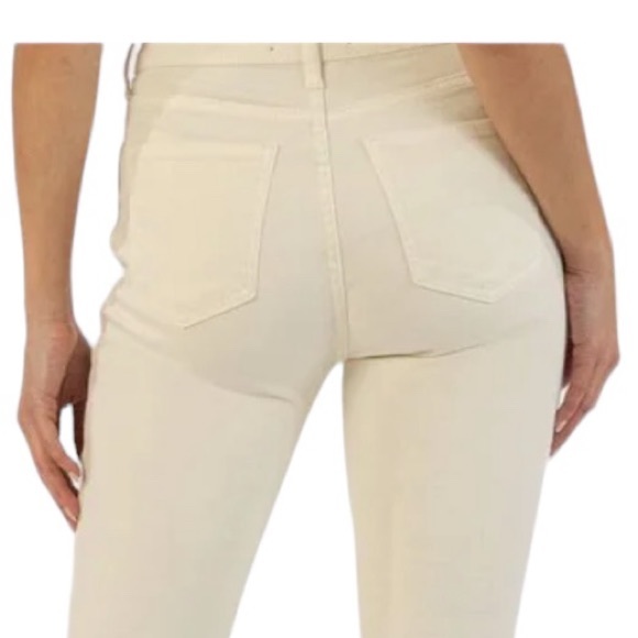 Kut from the Kloth Ecru Connie Fab Ab Ankle Skinny Jean - Picture 4 of 11